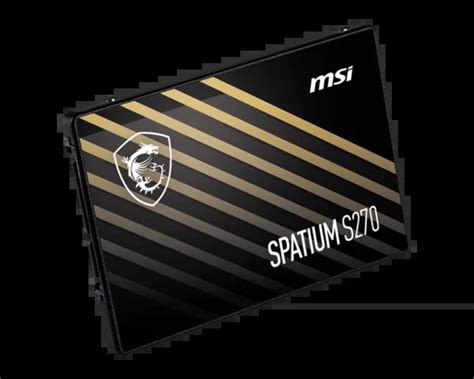 MSI SPATIUM S270 120GB | 240GB | 480GB SATA 2.5" SSD Solid State Drive ...