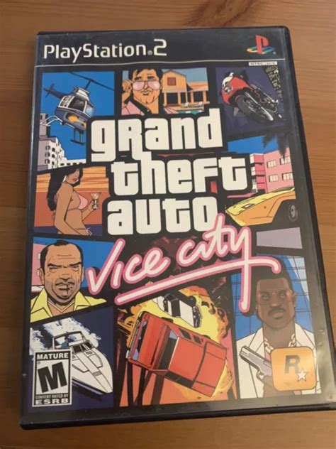 Grand Theft Auto Vice City Sony Playstation Gta Ps Manual