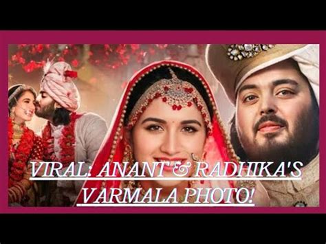 Unveiling Anant Ambani And Radhika Merchant S Wedding Viral Varmala