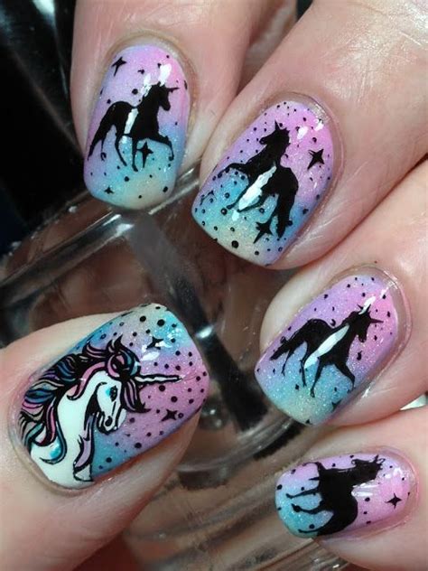 Unicorn Nails Uñas unicornio Diseños de uñas de unicornio Manicura