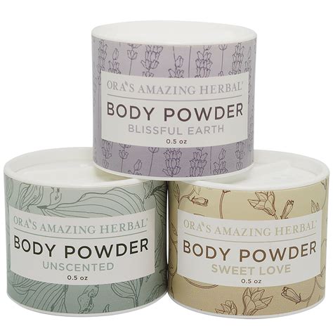 Body Powder For Women And Men Talc Free Scented Dusting Powders