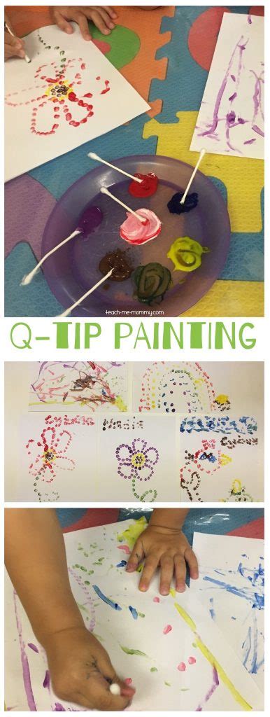 Q-tip Painting - Teach Me Mommy