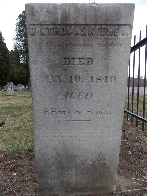 Deacon Thomas Keeney 1751 1840 Find A Grave Memorial