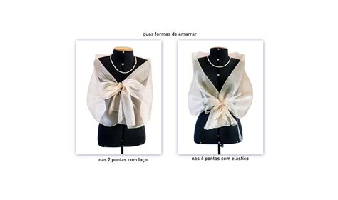 Echarpe Bolero Nude P Rola Busto Cm Elo Produtos Especiais