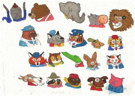 Richard Scarry Animal Species By Brazilianferalcat On Deviantart