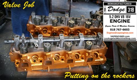 64 Dodge 318 Engine Rebuild Service Machine Shop Photos