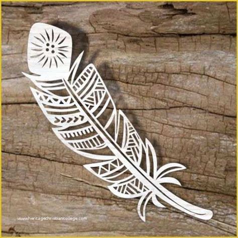 Free Laser Engraving Templates Of Feather Template For Laser Cutting