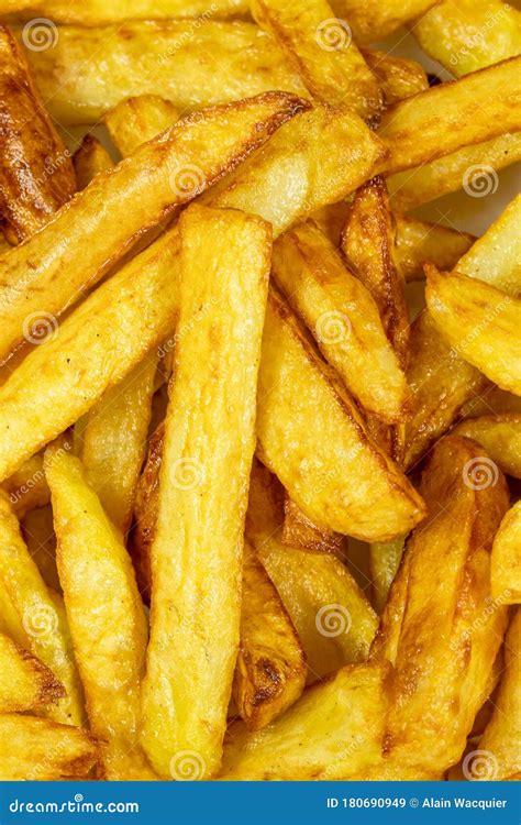 Crispy And Golden French Fries Stock Image Image Of Salty Crispy 180690949