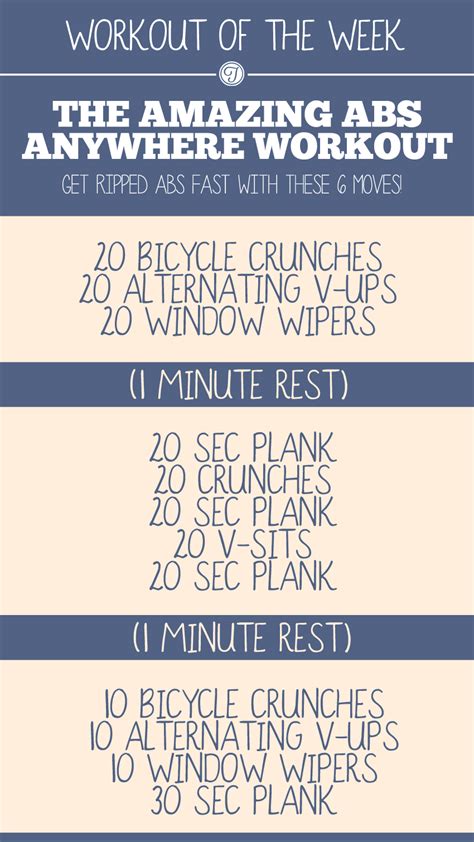 The ‘Amazing Abs Anywhere’ Abs Workout | Target Your Core ...