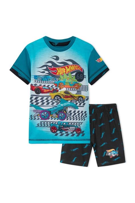 Nightwear Summer Short Sleeve Pyjama Set Hot Wheels