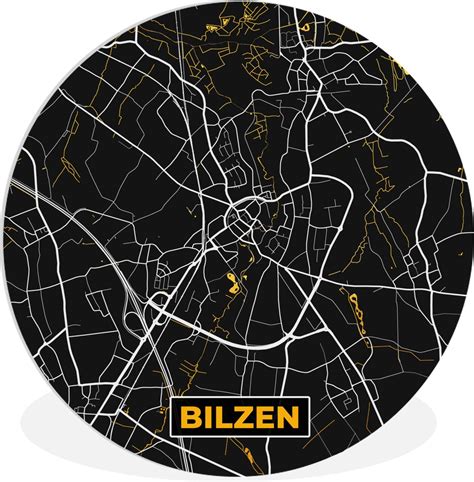 Wall Circle Wall Circle Indoor City Map Bilzen Map Goud Map