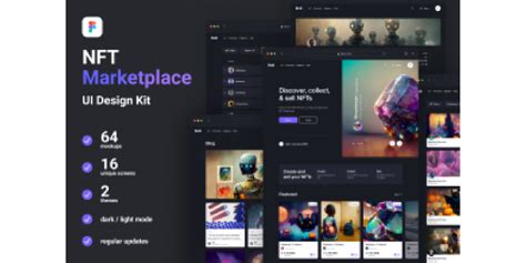 NFT Marketplace Ui KIT DEMO Figma Community