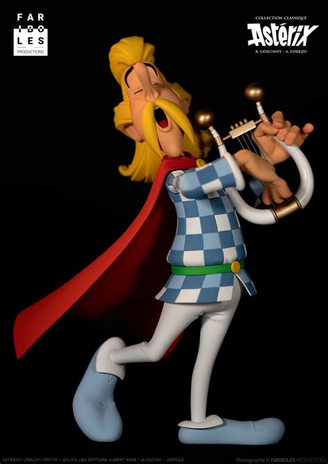 Assurancetourix Figurine Asterix Fariboles Leblon Aroutcheff Uderzo