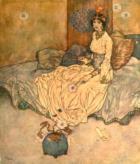 The Princess Deryabar By Edmund Dulac An Illustration For The