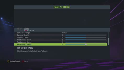 Fifa 22 Game Settings For Xbox Series X An Official Ea Site