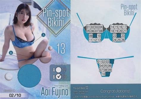 駿河屋 Pin spot BIKINI ピンスポビキニカード B ビキニボトムフロント 藤乃あおい 藤乃あおい
