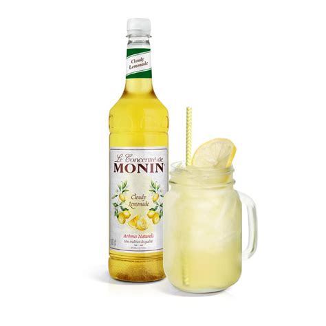 Monin Premium Cloudy Lemonade Concentrate Ltr Camfield Supplies