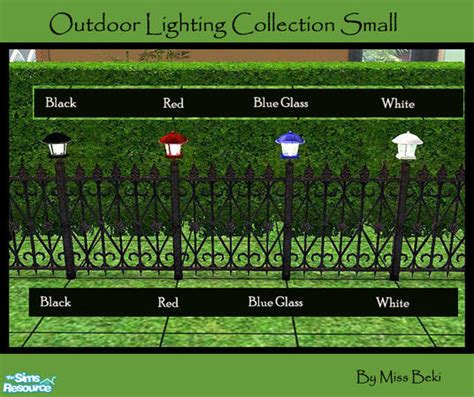 The Sims Resource Outdoor Fence Lanterns