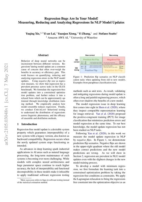 Regression Bugs Are In Your Model Measuring Reducing And Analyzing