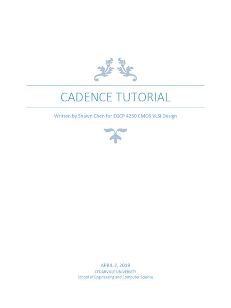 Cadence Tutorial Part 2 Download Free Pdf Mosfet Electronics