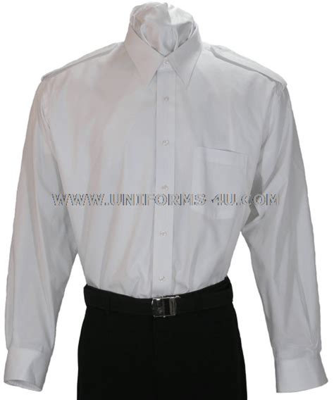 U.S. NAVY MALE OFFICER/CPO WHITE DRESS SHIRT