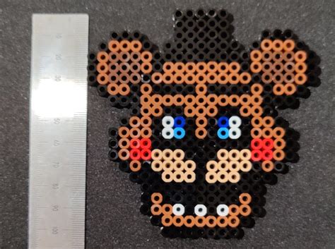 Freddy Fazbear Pixel Art Perler Beads Etsy