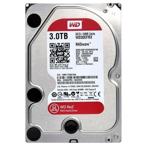 WD30EFRX Western Digital SATA 6.0 Gbps 3TB Hard Drive