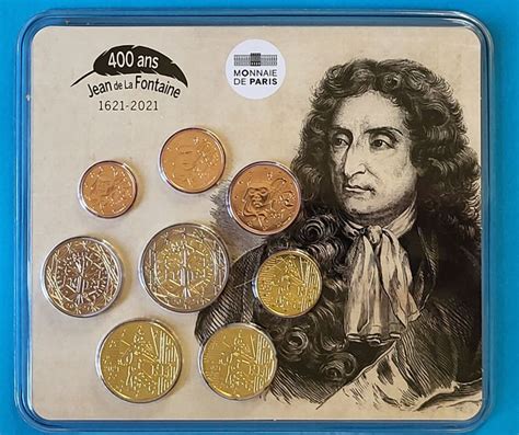 France Year Set 2021 400 Ans De Jean De La Fontaine Catawiki