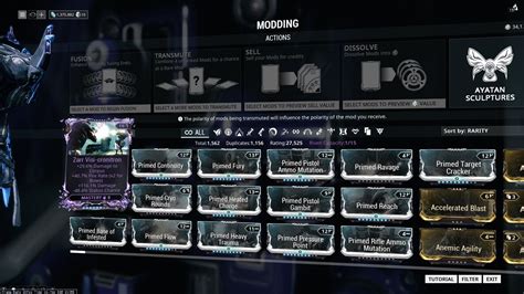 [SPOILER] Share your riven mods : Warframe