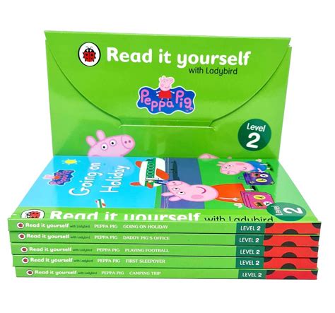 Peppa Pig Read It Yourself With Ladybird Level 2 5 Books Collection