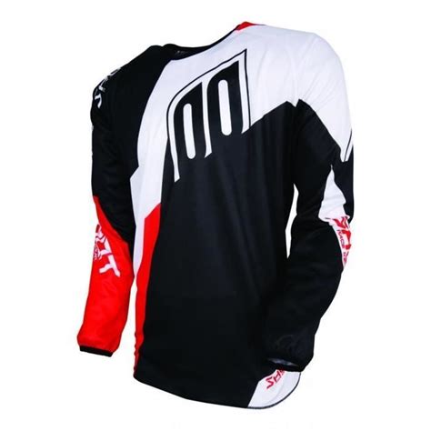 SHOT Maillot Cross Devo Alert Rouge Noir Sweat Capuche Maillot