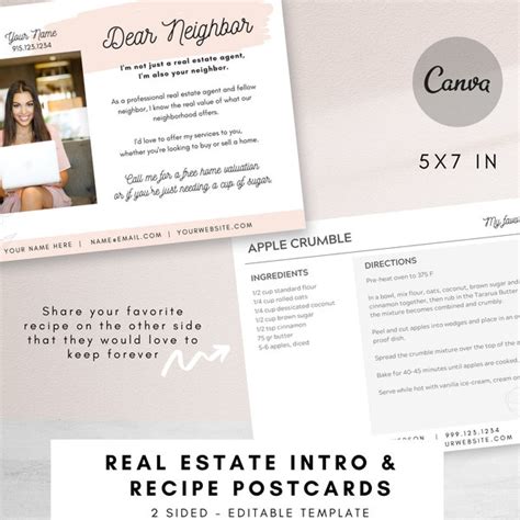 Real Estate Postcard Selling Your Home Realtor Neighbor Card Real