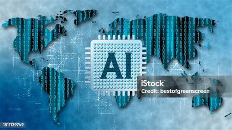 world map  inscription ai concept  visualization  artificial
