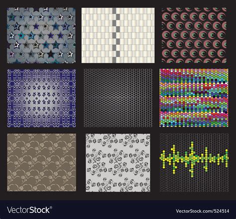 Seamless Textures Royalty Free Vector Image Vectorstock