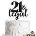 Amazon Legal Black Glitter Birthday Cake Topper Finally Legal