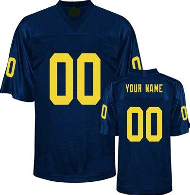 Michigan Wolverines Customizable College Football Jersey – Best Sports ...