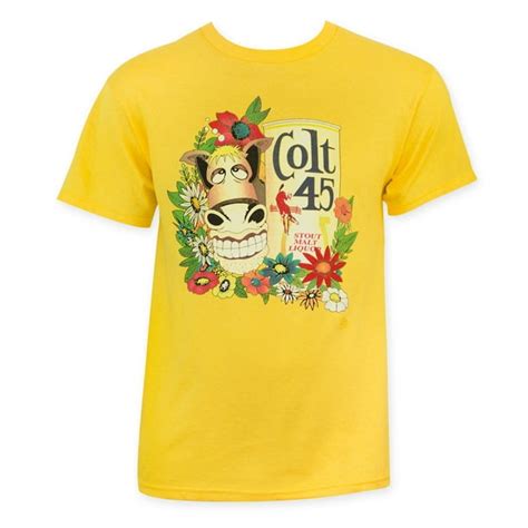 Colt 45 Colt 45 Mens Gold Donkey T Shirt Large