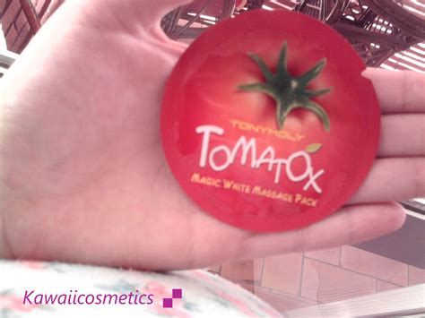 Cosméticos kawaii: Tomatox Magic White Massage