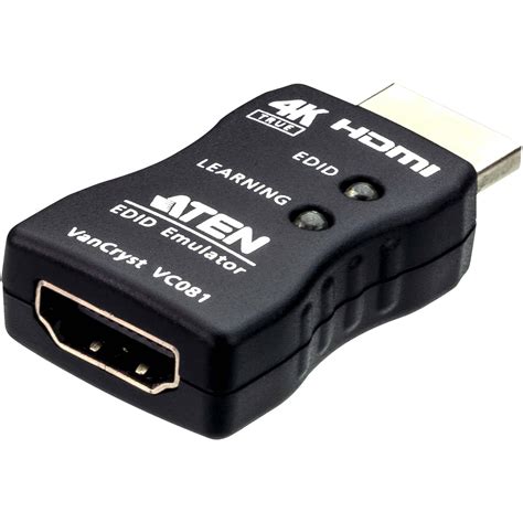 ATEN True 4K HDMI EDID Emulator VC081 B H Photo Video