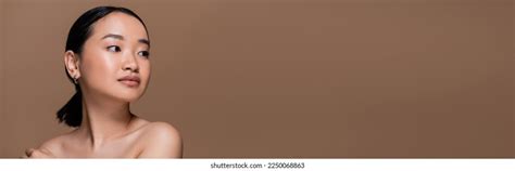 742 Brunette Asian Model With Naked Shoulders Images Stock Photos Vectors Shutterstock