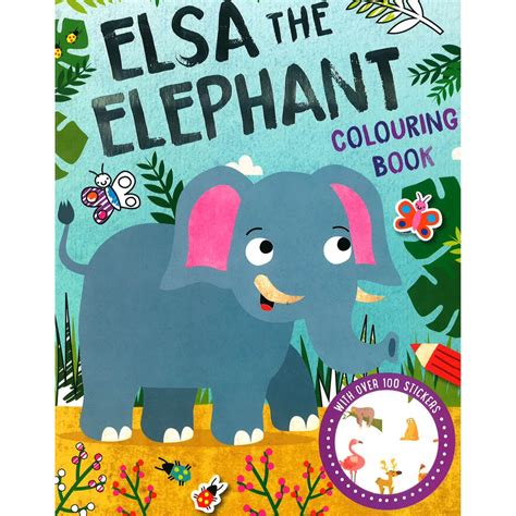 BBW Elsa The Elephant Colouring Book ISBN Shopee Malaysia