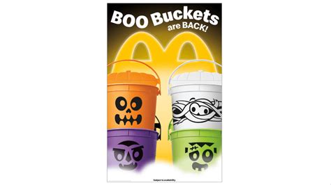 Mcdonalds Brings Back Iconic Boo Buckets For Halloween Season