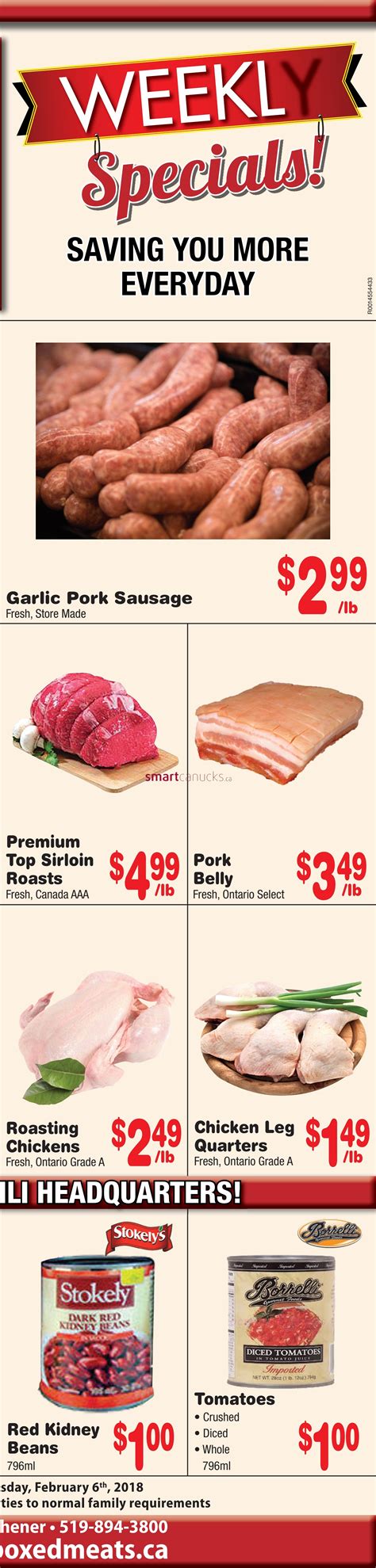 Robert S Fresh And Boxed Meats Flyer February 1 To 6