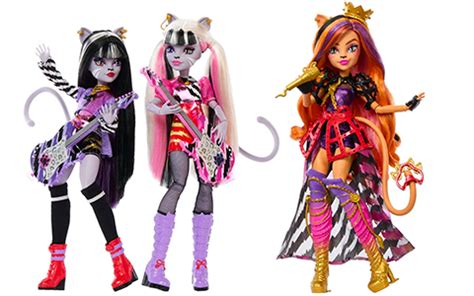 Monster High Creeproductions Nefera De Nile Toralei Stripe Meowlody