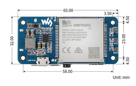 Sim G H G Hat B For Raspberry Pi Lte Cat G G G Support