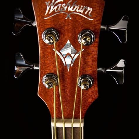 Washburn Acoustic Bass Guitar Ab5k A With Gig Bag