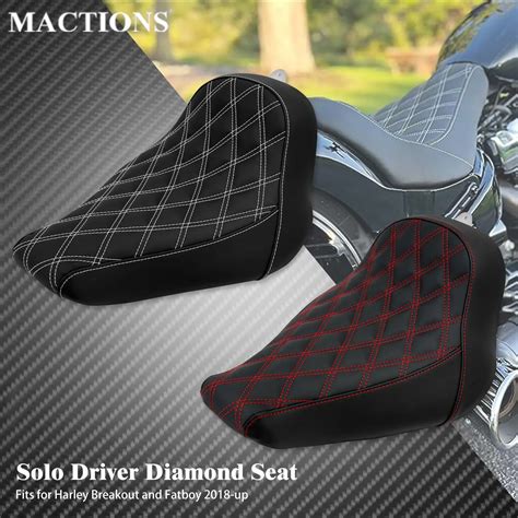 Coussin De Si Ge De Moto En Cuir PU Diamant Si Ge Solo Bas Installation