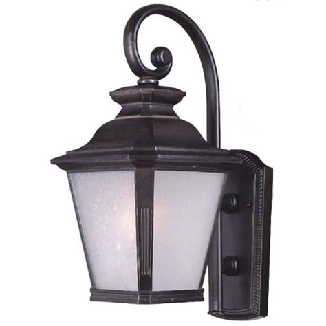 Frosted Seeded Glass Led Outdoor Wall Light Bronze By Maxim Lighting 51125fsbz Destination