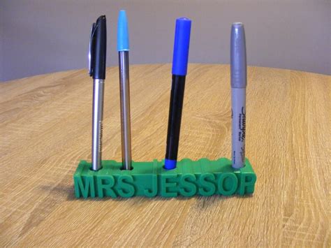 Personalised Pen Holder Teachers Pencil Pot Desk Pen Pot Etsy Ireland