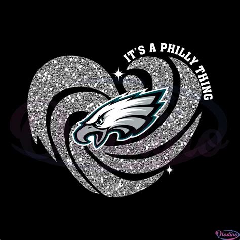 It’s A Philly Thing Philadelphia Eagles Heart Png Sublimation - Oladino